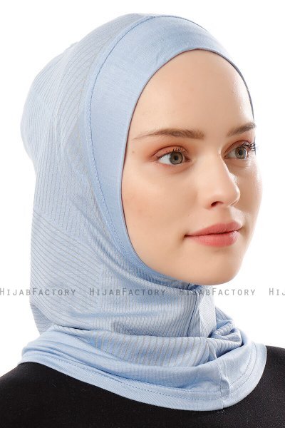 Wind Plain - Hijab Al Amira One-Piece Azzurro