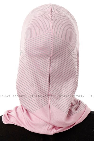  Wind Plain - Hijab Al Amira One-Piece Rosa