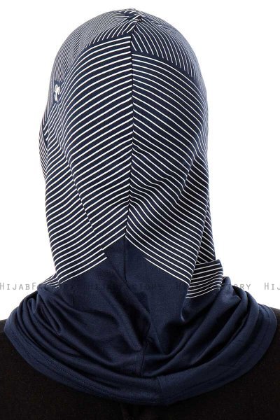 Wind Cross - Hijab Al Amira One-Piece Blu Navy