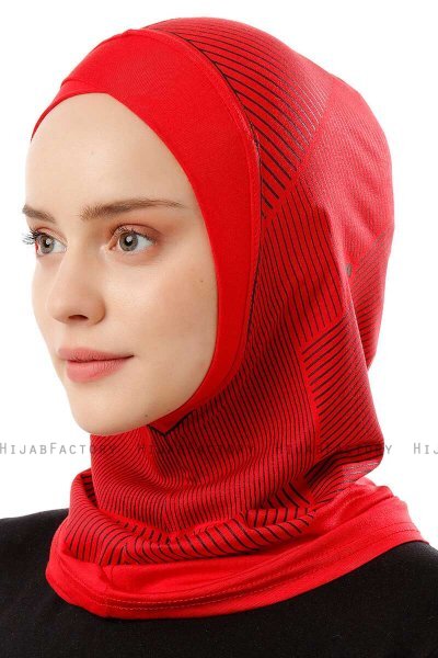 Wind Cross - Hijab Al Amira One-Piece Rosso
