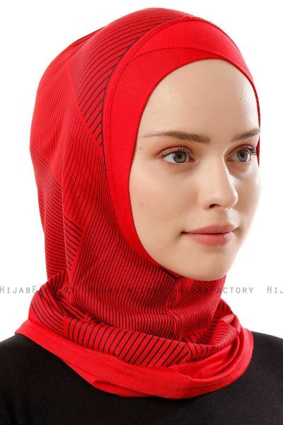 Wind Cross - Hijab Al Amira One-Piece Rosso