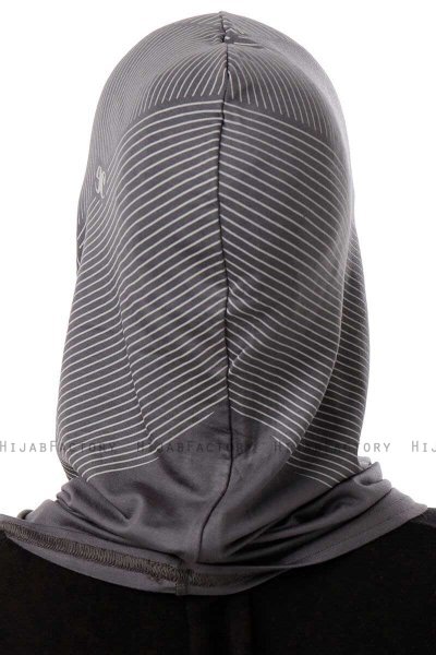 Wind Cross - Hijab Al Amira One-Piece Grigio Scuro