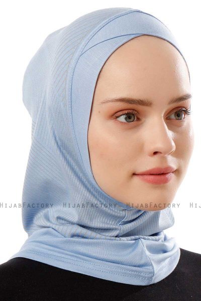 Wind Cross - Hijab Al Amira One-Piece Azzurro