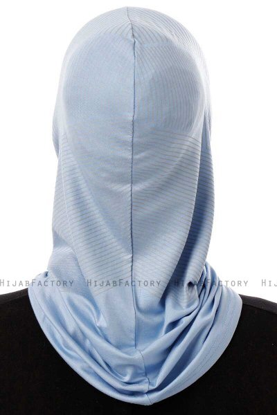 Wind Cross - Hijab Al Amira One-Piece Azzurro