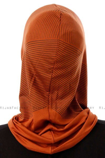 Wind Cross - Hijab Al Amira One-Piece Rosso Mattone