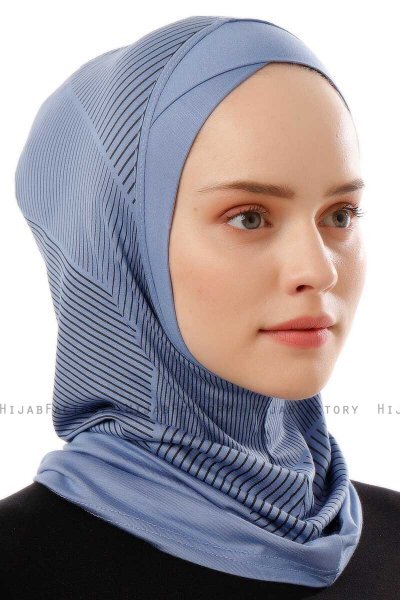Wind Cross - Hijab Al Amira One-Piece Indaco