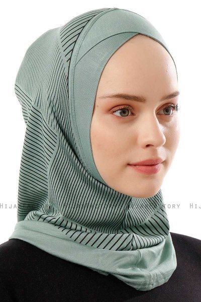 Wind Cross - Hijab Al Amira One-Piece Verde