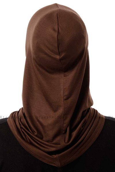 Logo Plain - Hijab Al Amira One-Piece Marrone