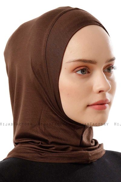 Logo Plain - Hijab Al Amira One-Piece Marrone
