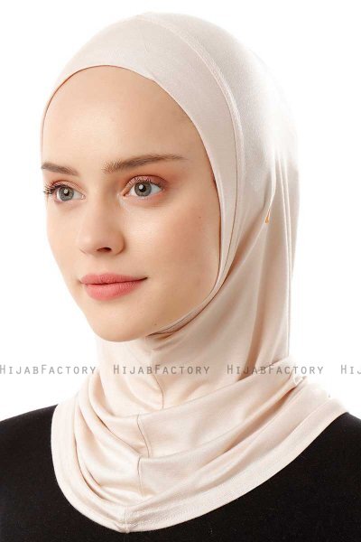 Logo Plain - Hijab Al Amira One-Piece Beige
