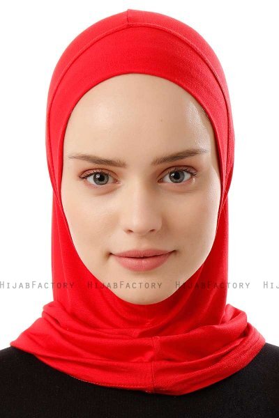 Logo Plain - Hijab Al Amira One-Piece Rosso