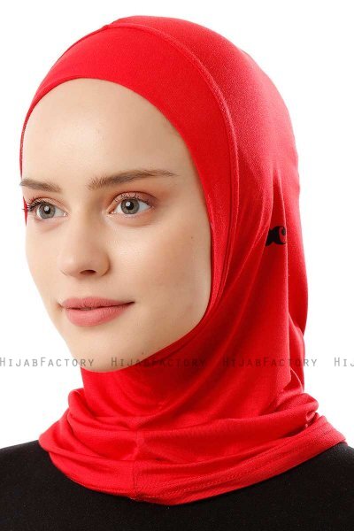 Logo Plain - Hijab Al Amira One-Piece Rosso