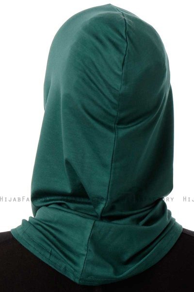 Logo Plain - Hijab Al Amira One-Piece Verde Scuro