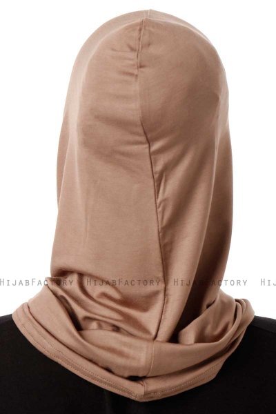 Logo Cross - Hijab Al Amira One-Piece Taupe Scuro