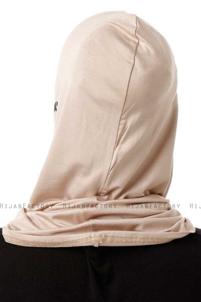 Logo Cross - Hijab Al Amira One-Piece Taupe Chiaro