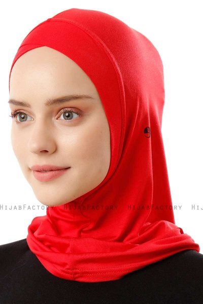 Logo Cross - Hijab Al Amira One-Piece Rosso