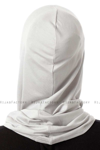 Logo Cross - Hijab Al Amira One-Piece Grigio Chiaro