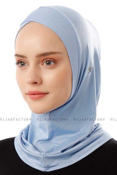 Logo Cross - Hijab Al Amira One-Piece Azzurro