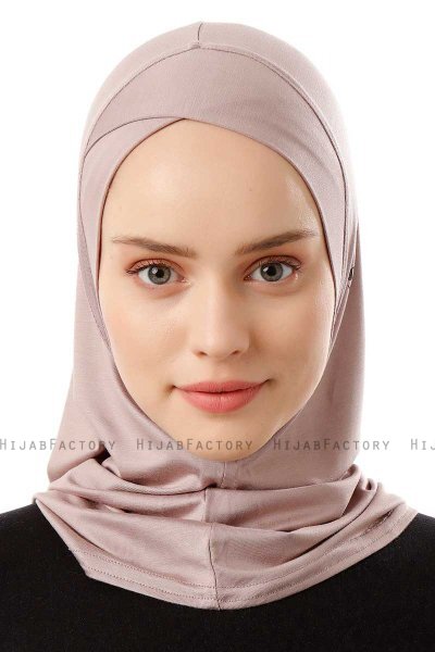 Logo Cross - Hijab Al Amira One-Piece Grigio Pietra
