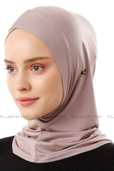 Logo Cross - Hijab Al Amira One-Piece Grigio Pietra