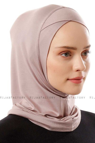 Logo Cross - Hijab Al Amira One-Piece Grigio Pietra