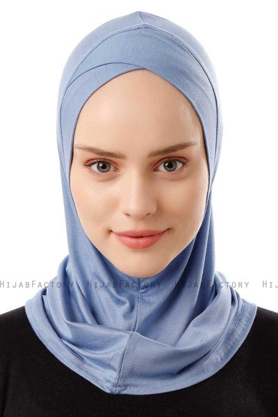 Logo Cross - Hijab Al Amira One-Piece Indaco