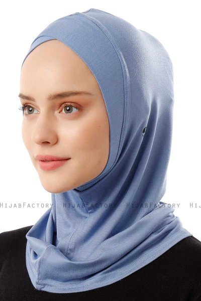 Logo Cross - Hijab Al Amira One-Piece Indaco