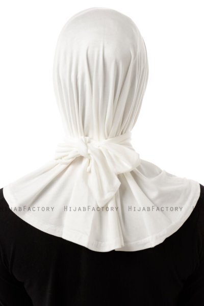 Sportif Plain - Hijab Pratico Viscosa Creme