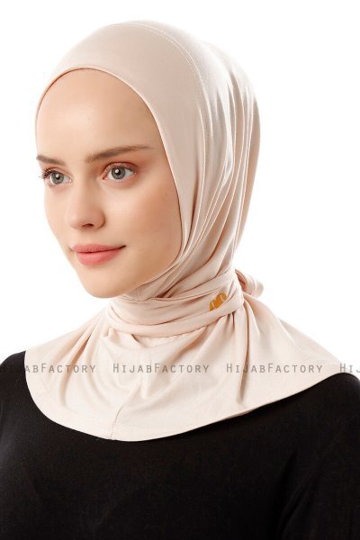 Sportif Plain - Hijab Pratico Viscosa Beige