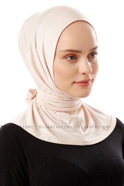 Sportif Plain - Hijab Pratico Viscosa Beige