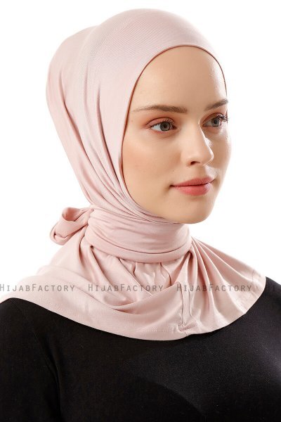 Sportif Plain - Hijab Pratico Viscosa Rosa Antico