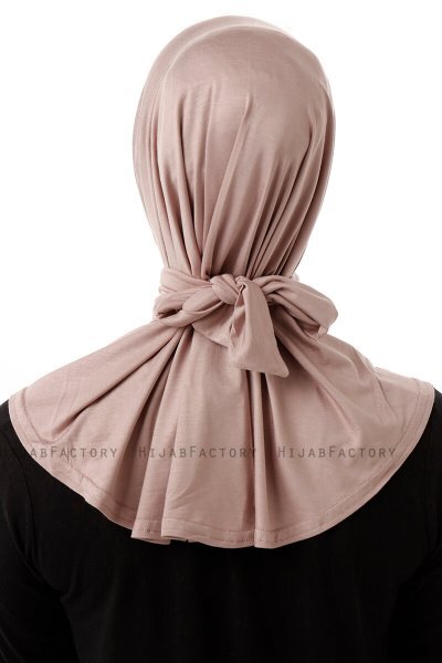 Sportif Plain - Hijab Pratico Viscosa Grigio Pietra