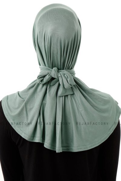 Sportif Plain - Hijab Pratico Viscosa Verde
