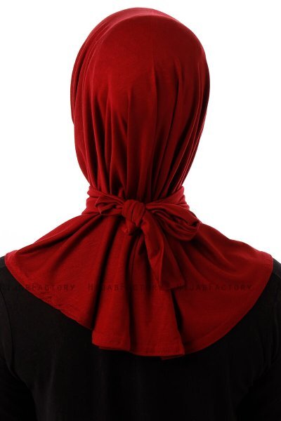 Sportif Cross - Hijab Pratico Viscosa Bordò