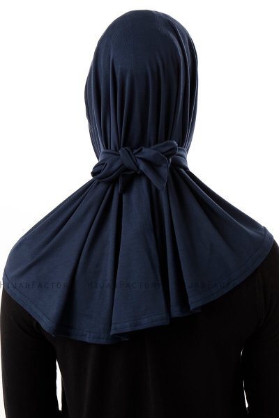 Sportif Cross - Hijab Pratico Viscosa Blu Navy