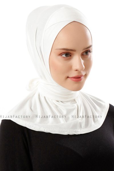 Sportif Cross - Hijab Pratico Viscosa Creme