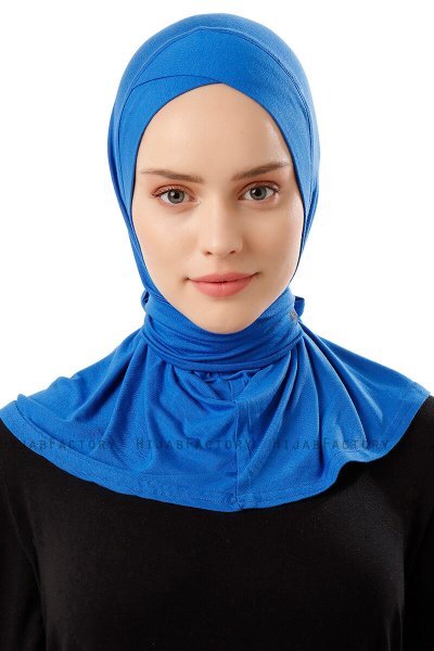 Sportif Cross - Hijab Pratico Viscosa Blu