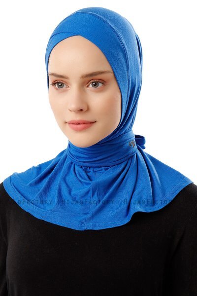 Sportif Cross - Hijab Pratico Viscosa Blu