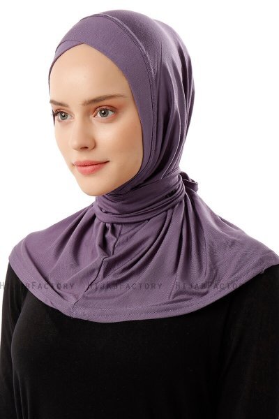 Sportif Cross - Hijab Pratico Viscosa Viola Scuro