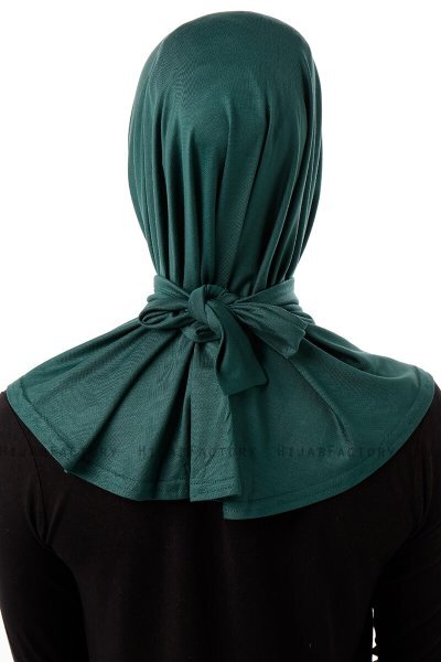 Sportif Cross - Hijab Pratico Viscosa Verde Scuro