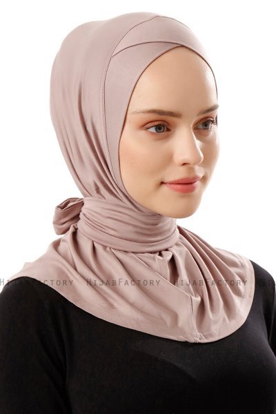 Sportif Cross - Hijab Pratico Viscosa Grigio Pietra