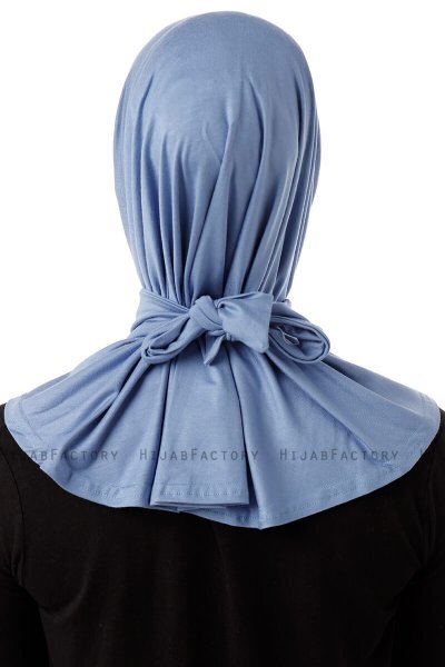 Sportif Cross - Hijab Pratico Viscosa Indaco