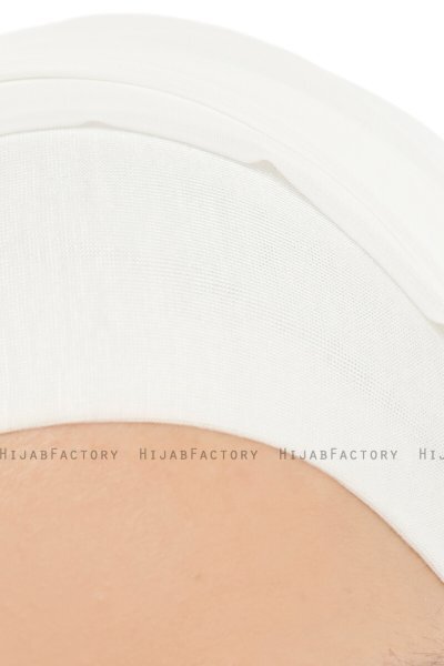 Alara Plain - Hijab Chiffon One Piece Creme