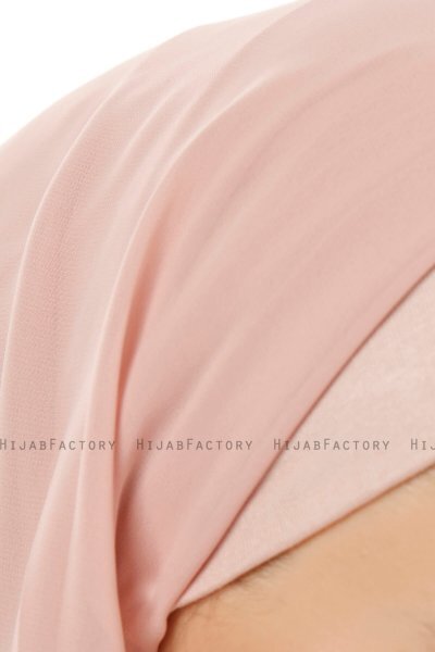 Alara Plain - Hijab Chiffon One Piece Rosa Antico