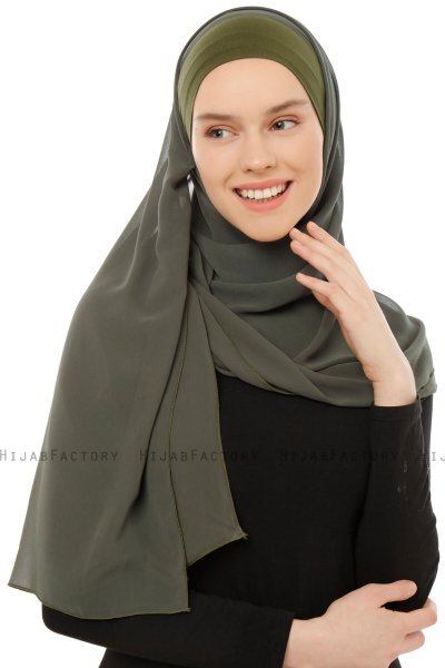 Alara Plain - Hijab Chiffon One Piece Cachi