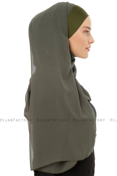 Alara Plain - Hijab Chiffon One Piece Cachi