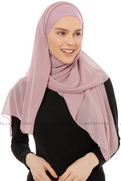 Alara Plain - Hijab Chiffon One Piece Viola