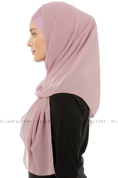 Alara Plain - Hijab Chiffon One Piece Viola