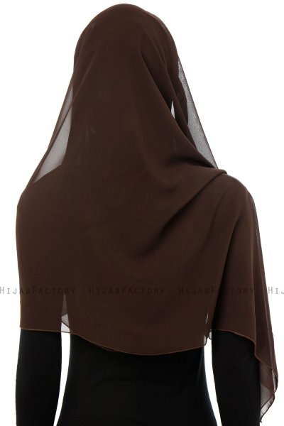 Alara Cross - Hijab Chiffon One Piece Marrone