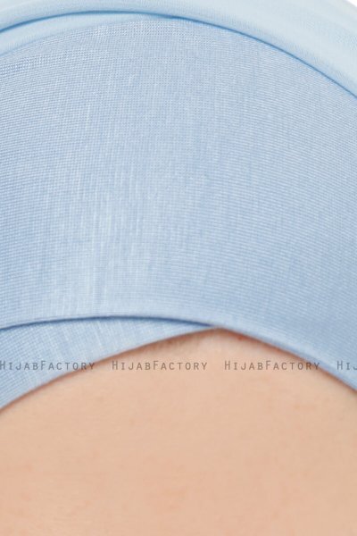 Alara Cross - Hijab Chiffon One Piece Azzurro